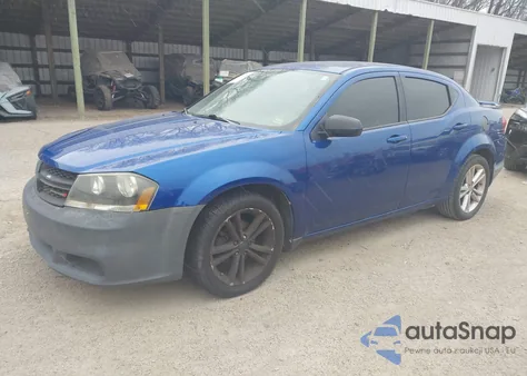 2012 Dodge Avenger Sxt из США, поврежденный, VIN 1C3CDZCB8CN314834